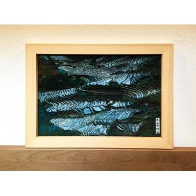 ふるさと納税 熊野市 丸山千枚田木彫板画 |  | 01