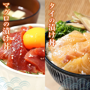 高知 海鮮漬け丼の素（7種×各2P）セット 鯛 鮪 鰤 カンパチ サバ 鰹たたき イカ いか 天然 漬け 丼 素 海鮮 醤油漬け 小分けパック 手巻き寿司 お茶漬け【企業組合　宇佐もん工房】 [BQA