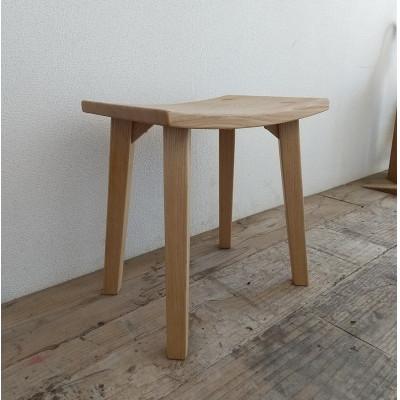 ふるさと納税 藤枝市 ディッシュスツール　栗の木の家具　サイドテーブルにもなるスツール