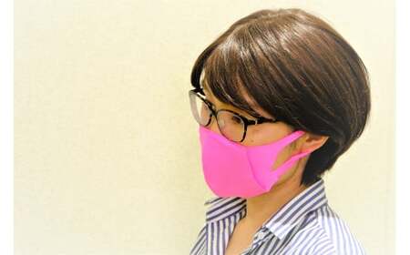 スポーツマスク（伸縮素材使用の日本製マスク）婦人用ホワイト×3枚セット_mk020-033