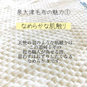 【名入れ可】ハートの形が機能的！ありそうでなかったベビーブランケット ハートブランケット (泉大津毛布) アイボリー×ピンク (花柄) [1749]