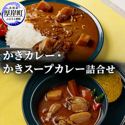 【ふるさと納税】かきカレー かきスープカレー詰合せ 北海道 カレー スープ スープカレー レトルト レトルトカレー レトルト食品 加工品 牡蠣
