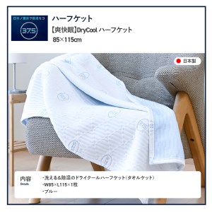  【爽快眠】DryCool ハーフケット 85×115cm 寝具 DryCool ドライクール ドライ 布団 クール 寝具 ドライクール ふとん 寝具 布団 ふとん DryCool 寝具 ふとん