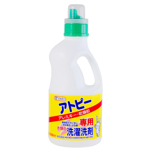 エルミー アトピー専用洗濯洗剤セット 計5.8L (本体1.0L×1本・詰替800ml×6袋) [2923]