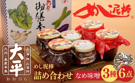 めし泥棒 詰め合わせ / みそ みそ みそ みそ みそ みそ みそ みそ / 南島原市 / 大平食品 [SAK001]