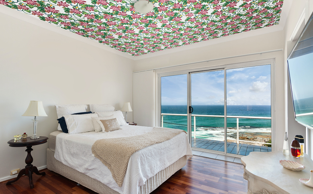 紅型壁紙 2m FORZA フォルザ | 紅琉 BINRYU アラヤプランニング株式会社 | 沖縄 伝統工芸 びんがた 紅型 | 防炎 抗菌 壁紙 | テキスタイル インテリア モダン ナチュラル |