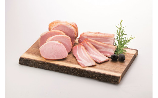 〈大山ハム〉ハム・ベーコン2品詰め合わせ（OR-24）