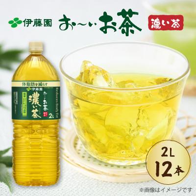 ふるさと納税 牧之原市 【機能性表示食品】伊藤園 お〜いお茶濃い茶 PET 2L×12本(2ケース)【複数個口で配送】