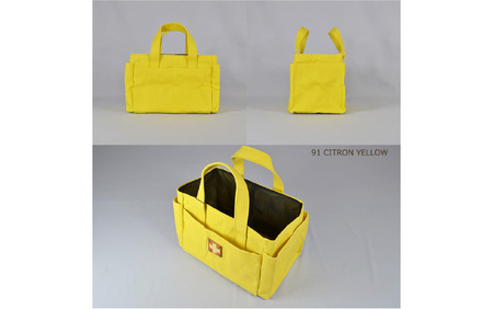 木の庄帆布 ミルクトートバッグ K-KHG-MT02T　#91 CITRON YELLOW - 日常からゴルフのラウンドまで幅広く使えるトート
