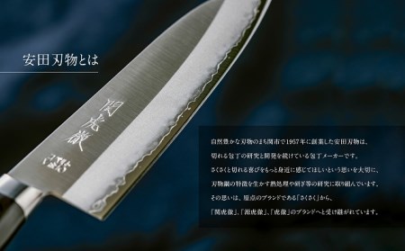関虎徹 V金10号 ペティナイフ 135mm YG303