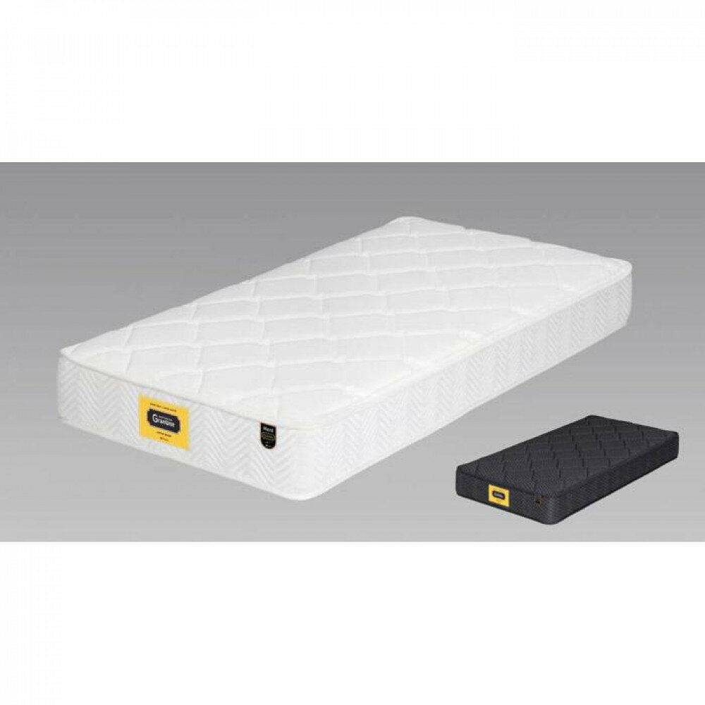 【ふるさと納税】ダブル マットレス グランユニット ハード ホワイト | マットレス D ダブル 厚さ25cm 硬め かため ポケットコイル 体圧分散 交互配列 ニット生地 寝具 布団 ベッド 敷布団 ウレタン 防ダニ 抗菌 防臭 腰痛 安眠 日本製 Granz グランツ