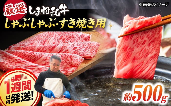 
                  しまね和牛 小分け＼スピード配送／しゃぶしゃぶ すき焼き用(500g) 島根県松江市/株式会社O.R.C [ALEF004]｜小分け 牛肉 国産牛 牛肉 肉 にく 美味しい しゃぶしゃぶ 和牛 黒毛和牛 高級 松江 島根 国産牛 人気 おすすめ 500g すき焼き すきやき 鍋 霜降り スライス ロース 肩ロース リブロース ブランド牛 ご当地 グルメ お取り寄せ 
                