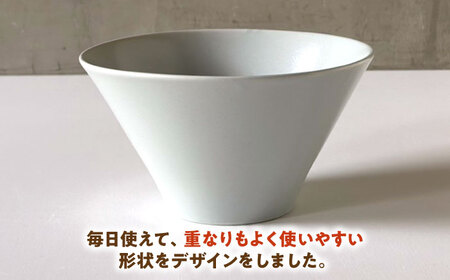 【美濃焼】 どんぶり ラーメン鉢 麺鉢 グレーマット 瑞浪市 / 窯元ロングアイランド おしゃれ 食器 シンプル 食洗機対応 レンジ対応[AZCU178]
