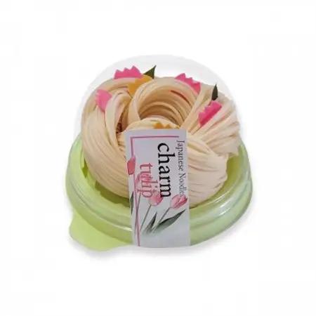 富山県砺波市　柿里商店　手延べ素麺「knot charm Tulip」お花もお召し上がりいただけます_麺   _【1612315】