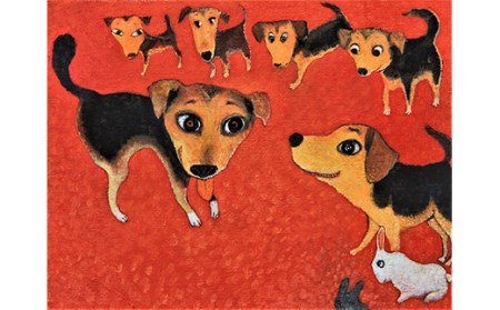 アーティストが『愛しいペットのポートレート』描きます 6号サイズ 410×318mm (縦横対応）【アート F6号サイズ　油絵 横井山泰 美術 作家 410×318mm 神奈川県 小田原市 ペット ペット ペット ペット ペット】