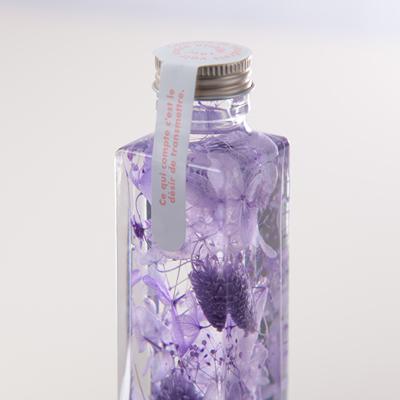 ふるさと納税 富良野市 【ギフト】富良野のお花 ハーバリウムボトル〈高さ約17cm〉 2本セット(ラベンダー、ブルー紫) |  | 02