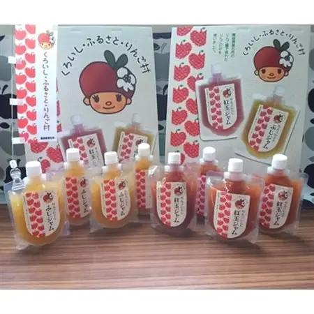 「りんごいとし」紅玉ジャム200g×4個、ふじジャム200g×4個、合計8個入り_惣菜・加工品 ジャム 缶詰・瓶詰 _【1041156】