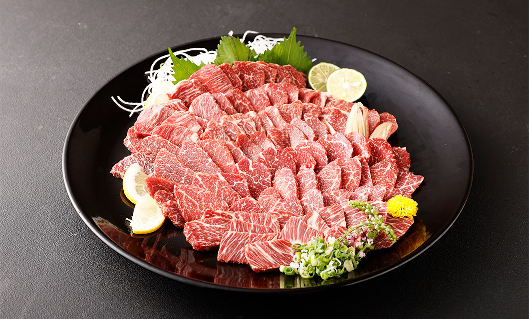 熊本 馬刺し 上霜降り (トロ) 500g