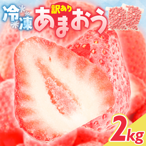 【2027年3月より順次発送】増永農園 訳あり冷凍あまおう 2kg _ あまおう いちご 〔Fi081-04〕