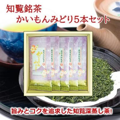 ふるさと納税 南九州市 知覧銘茶　かいもんみどり5本セット