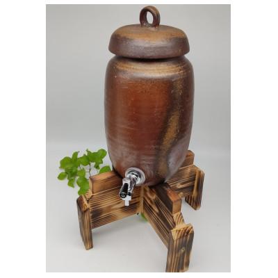 ふるさと納税 備前市 備前焼サーバー3.2L・台付き(登り窯)