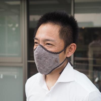 ふるさと納税 大刀洗町 侍マスク【暁鳶(ぎょうえん)】　茶色系3枚セット(Mサイズ) |  | 03