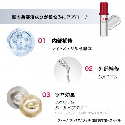 ふるさと納税 久喜市 フィーノ　プレミアムタッチ　浸透美容液ヘアオイル(エアリースムース)　(70mL)×2個 |  | 01