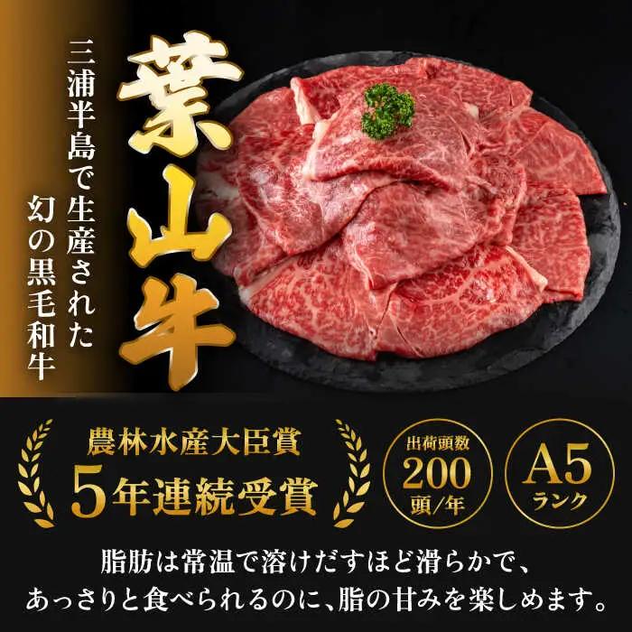 葉山牛 カルビ500g／ カルビ[ASAP023]