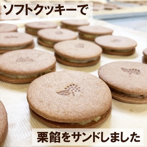 しっとりクッキーと洋風栗餡　ブイマロン５個入【焼き菓子　洋菓子　和菓子　お菓子　スイーツ　クッキー　栗　栗餡　洋酒　チョコレート　お祝い　お返し　ご挨拶　ギフト　静岡県　三島市】