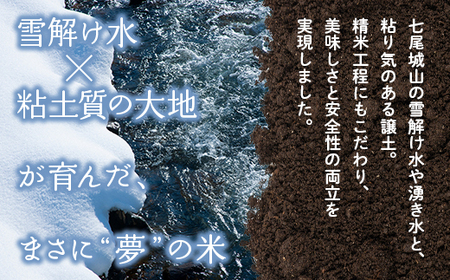 【発送時期が選べる】【新米】令和7年度産米 能登産 にじのきらめき 能登夢米 精米 15kg（5kg×3袋）｜お米 新米予約 早期予約 米 にじのきらめき 能登 石川県 七尾市 ※2025年10月中旬