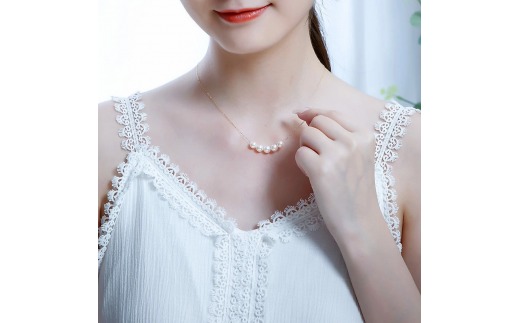 真珠 6～7mm ネックレス アクセサリー パール K18 伊勢志摩 志摩 ギフト アコヤ真珠 母の日 ホワイトデー クリスマス 入学式 卒業式 成人式 結婚式 ベビーパール / 志摩産 あこや真珠 