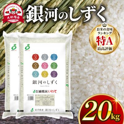 ふるさと納税 大船渡市 銀河のしずく 20kg[owada017]