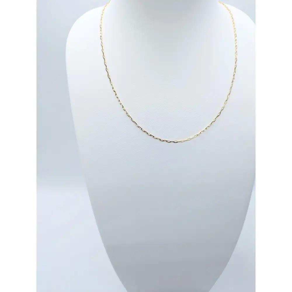 【18金イエローゴールドネックレス グリームカット長小豆0.6 50cm】｜ネックレス 富山市 山森製鎖 ジュエリー アクセサリー