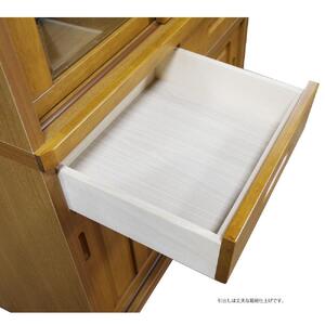 90幅食器棚 引き戸タイプ ナチュラ色 キッチン収納 リビング収納 カップボード ダイニングボード