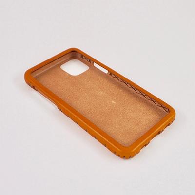 ふるさと納税 七尾市 【iPhone13pro用】本革ケース/キャメル/ハンドメイド