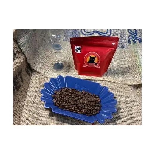 自家焙煎珈琲豆 SAKURA BLEND (シティロースト) 100g×3袋【豆でお届け】｜SAKURA黒猫堂 珈琲 コーヒー 焙煎 コーヒー豆 