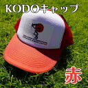 【ふるさと納税】熊野古道キャップ【KODOキャップ・赤】