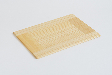 KIRI Tea Mat （2枚組）【クリア】テーブルマット ランチョンマット 《サイズ：W280×D200×T6（mm）》 桐で作る木製マット 食卓で大活躍 晩酌にも 加茂市 朝倉家具