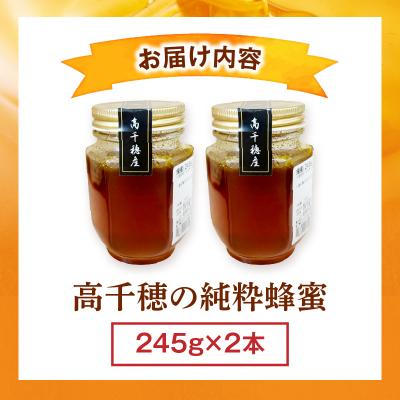 ふるさと納税 高千穂町 日本みつばち 高千穂の純粋蜂蜜 245g×2本 |  | 02