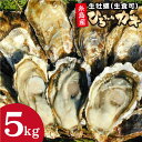 【ふるさと納税】殻付き牡蠣 5kg 真牡蠣 生食用 ひろちゃんカキ / 糸島市 [AJA010] 26000円