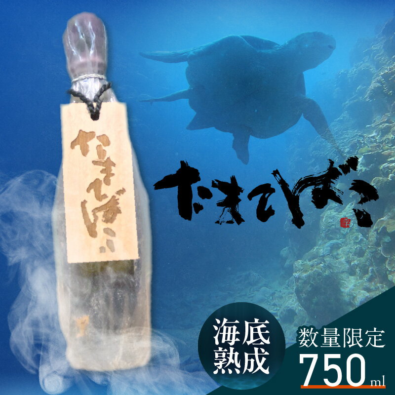 【ふるさと納税】テレビで紹介されました！【数量限定】新銘柄 伊勢湾竜宮熟成酒 たまてばこ【 海底熟成 750ml】化粧箱入 日本酒 純米酒 海底 海の底で熟成 玉手箱 海中のお酒 酒 珍しい返礼品 海の恵み 竜宮 ギフト 日本酒愛好家 風呂敷に包んで 送料無料