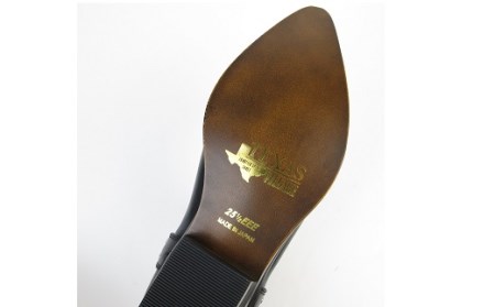 【浅草の靴】テキサスビレッジ 本革ウエスタンブーツ[5535](サイズ：24.5cm、カラー：ブラウン)
