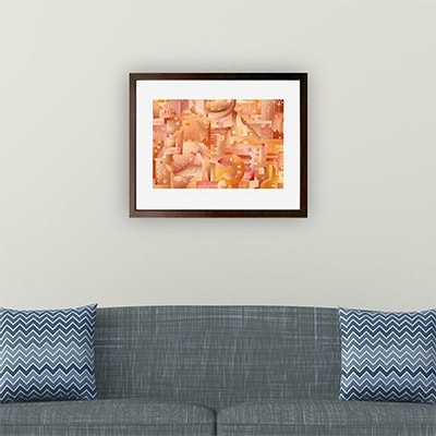 ＼京都・綾部の癒やし系作家/【絵画】　パレード　額装サイズ526mmx412mm【1090811】