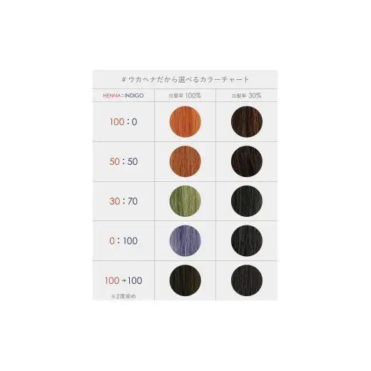 ｢石垣島産ヘナ・インディゴ使用｣ uka Queen of Ishigaki Blend・