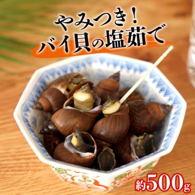 ふるさと納税 大崎町 やみつき　バイ貝の塩茹で　500g