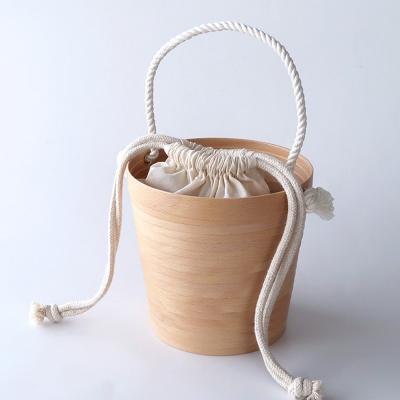 ふるさと納税 弘前市 BUNACO バケツバッグ(ナチュラル)1個|24_brb-160101a |  | 01