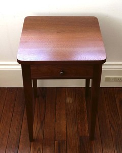 サイドテーブル ウオールナット 無垢