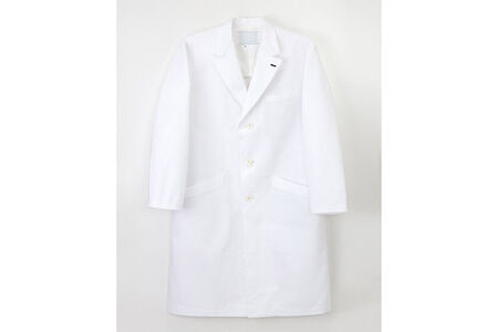男子シングルドクターコート【S】白衣 メンズ PP-3300