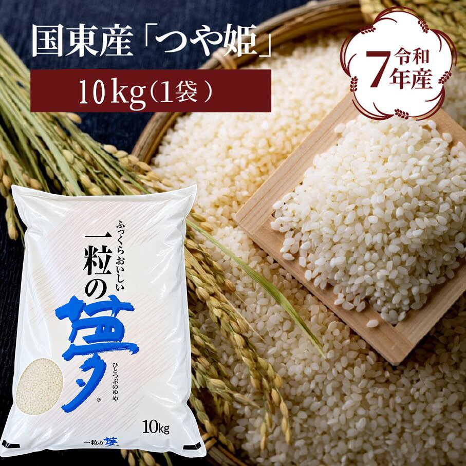 【ふるさと納税】食味値80点以上/国東産「つや姫」10kg×1袋 令和7年産米 特別栽培米 精米