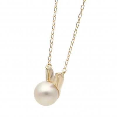 ふるさと納税 山梨県 K10イエローゴールド パールラビットペンダント 66-7621 |  | 01